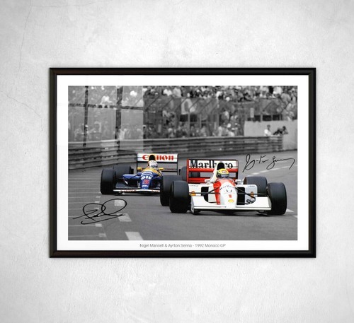 Nigel mansell ayrton - nigel, senna