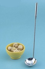 BRANDANI MESTOLO PRENDI E SCOLA forato in acciaio INOX COLINO cucina sottaceti