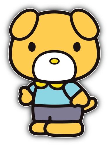 Adesivo hello kitty cartone - adesivo,