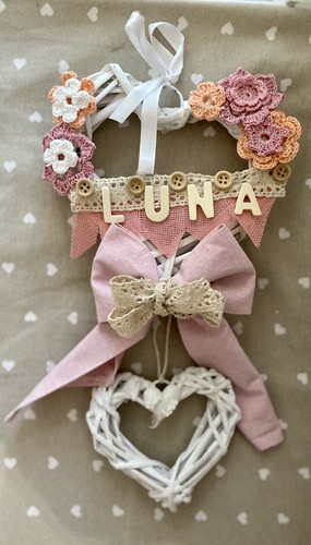 Coccarda ghirlanda cuore
