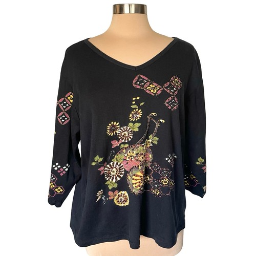 Maglia yashi nera stampa - yashi,