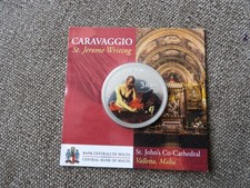 Moneta 3 euro Malta 2022 scritta San Girolamo di Caravaggio