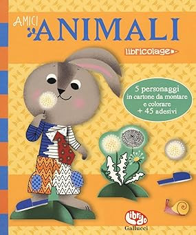 Amici animali con adesivi - amici, animali.