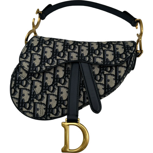 Dior saddle navy canvas - saddle,