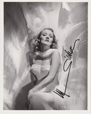 MARLENE DIETRICH autografo