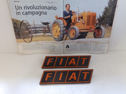 Trattori fiat emblema cofano - trattori,