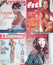 Rivista Espresso 44 Panorama 41 1995 Fit For Fun 7 1999 Venerdi Naomi Campbell 