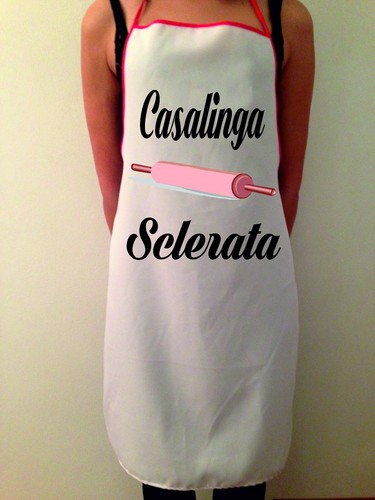 Grembiule cucina bianco donna - grembiule,