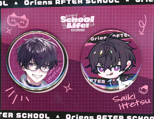 Set badge latta saeki - set,