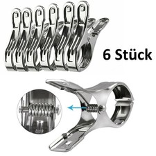 6 pezzi mollette per telo mare