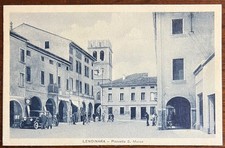 CARTOLINA D' EPOCA-LENDINARA (RO) "PIAZZETTA S. MARCO" NUOVA