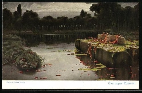 Cartolina artistica campagna - artistica,