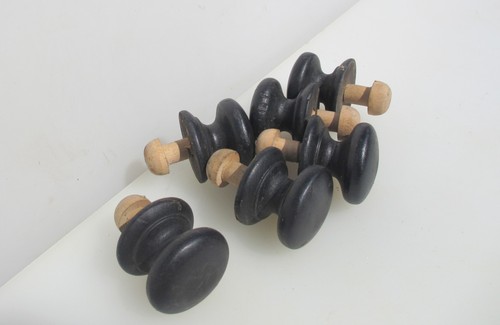 Pomelli comò legno - , vintage