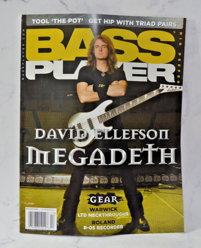 Bass player magazine holiday - player,