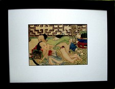 Cinese Erotico Farbgrafik