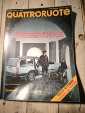 Rivista D'Epoca Quattroruote Mese Di OTTOBRE 1985