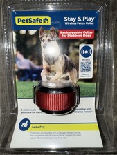 -NUOVO- PetSafe Stay & Play Collare di recinzione wireless per cani testardi (PIF00-13672)