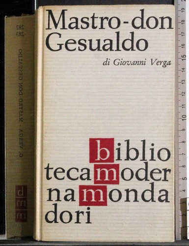 Mastro don gesualdo - mastro, gesualdo.