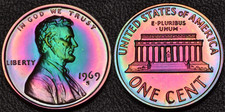 1969 proof lincoln - proof, 1