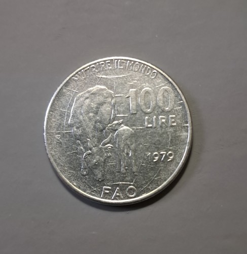 Moneta lire 100 fao - 100, (1979)