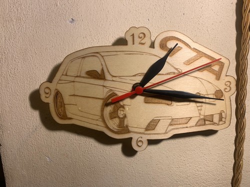 Orologio parete legno - parete, in