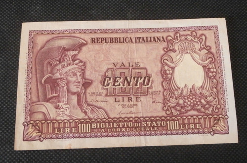 Lira cento lire - lira,