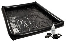 Lenzuolo con bordi gonfiabili