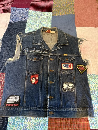 Gilet vintage rustler denim - rustler,
