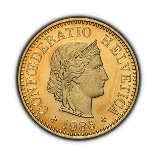 Moneta centesimi svizzera - 5,