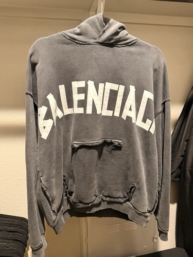 Felpa con cappuccio balenciaga - con,