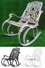 SEDIA A DONDOLO IN ALLUMINIO GREZZO MOD. COLONIAL - DA ESTERNO, GIARDINO