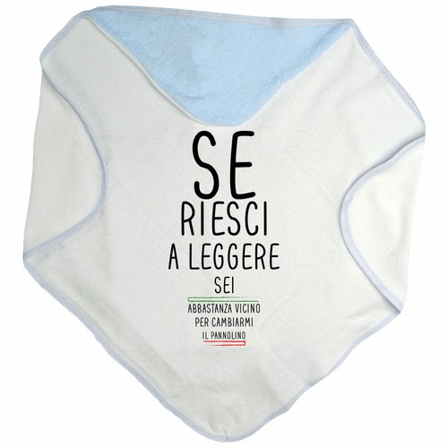 Accappatoio triangolo neonato