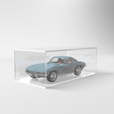 Teca 45x45 H variabile plexiglass trasparente per Modellismo e Lego 