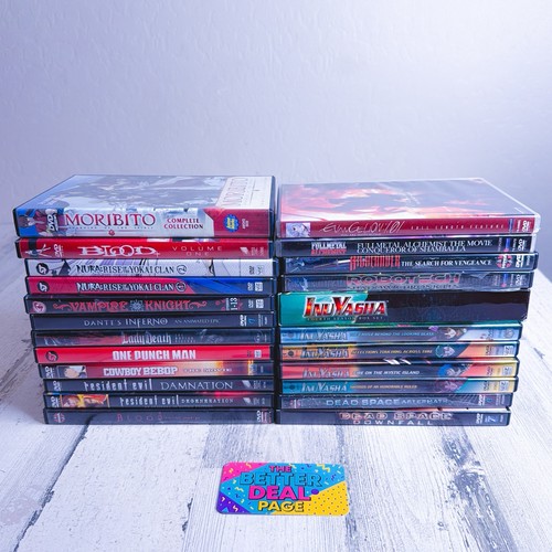 Mixed anime dvd lot inuyasha - mixed,
