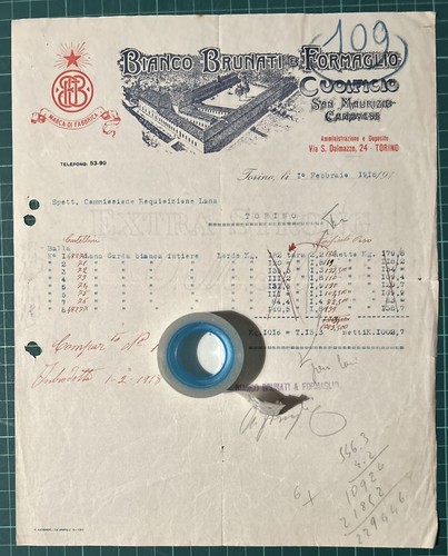 Rarissima fattura cuoificio - rarissima,