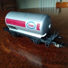 Lima vagone cisterna ESSO grigio carro merci trasporto benzina H0 1:87
