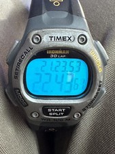 Orologio Uomo Timex Ironman Triathlon Shock Nero Grigio 30 Giri 200m WR 854 SS G9