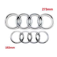 2x per Audi A1 A3 A4 A5 A6 set V+H griglia distintivo anelli badge logo argento NEW