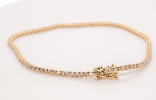 Bracciale tennis oro giallo - , e