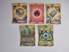 Lotto 5 Carte Pokemon Gold