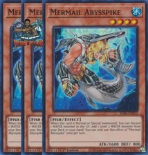 Yugioh! 3x Mermail Abysspike