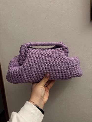 Borsa uncinetto fatta mano - uncinetto, a