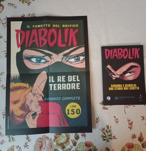 Diabolik poster pieghevole - diabolik,