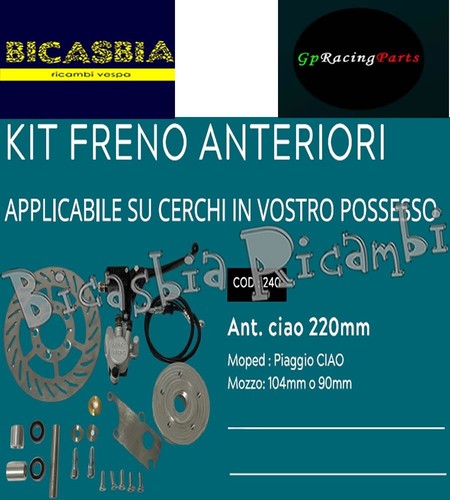 19743 kit freno anteriore su - 19743,