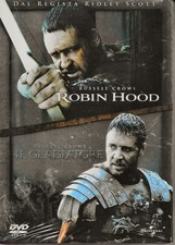 robin hood + il gladiatore	2 dvd	film russell crowe ridley scott		italiano nuovo