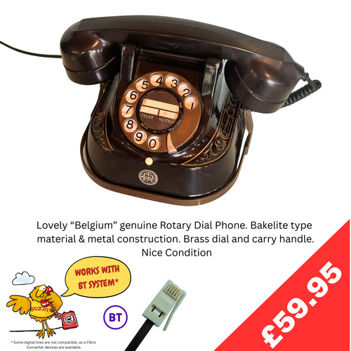 Antique telephone bakelite - antique,