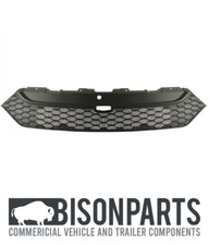 "FITS IVECO DAILY (2014 - 2019) NERO PANNELLO GRIGLIA RADIATORE SUPERIORE ANTERIORE