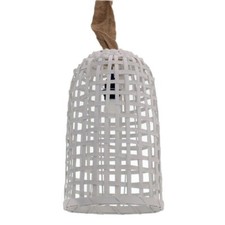 LAMPADARIO SHABBY CHIC BIANCO