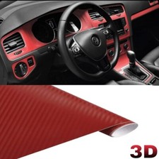 Pellicola Trama Carbonio Rosso