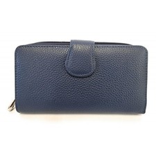 Portafoglio Donna In pelle martellata Il Borsaro Bluette  D-116